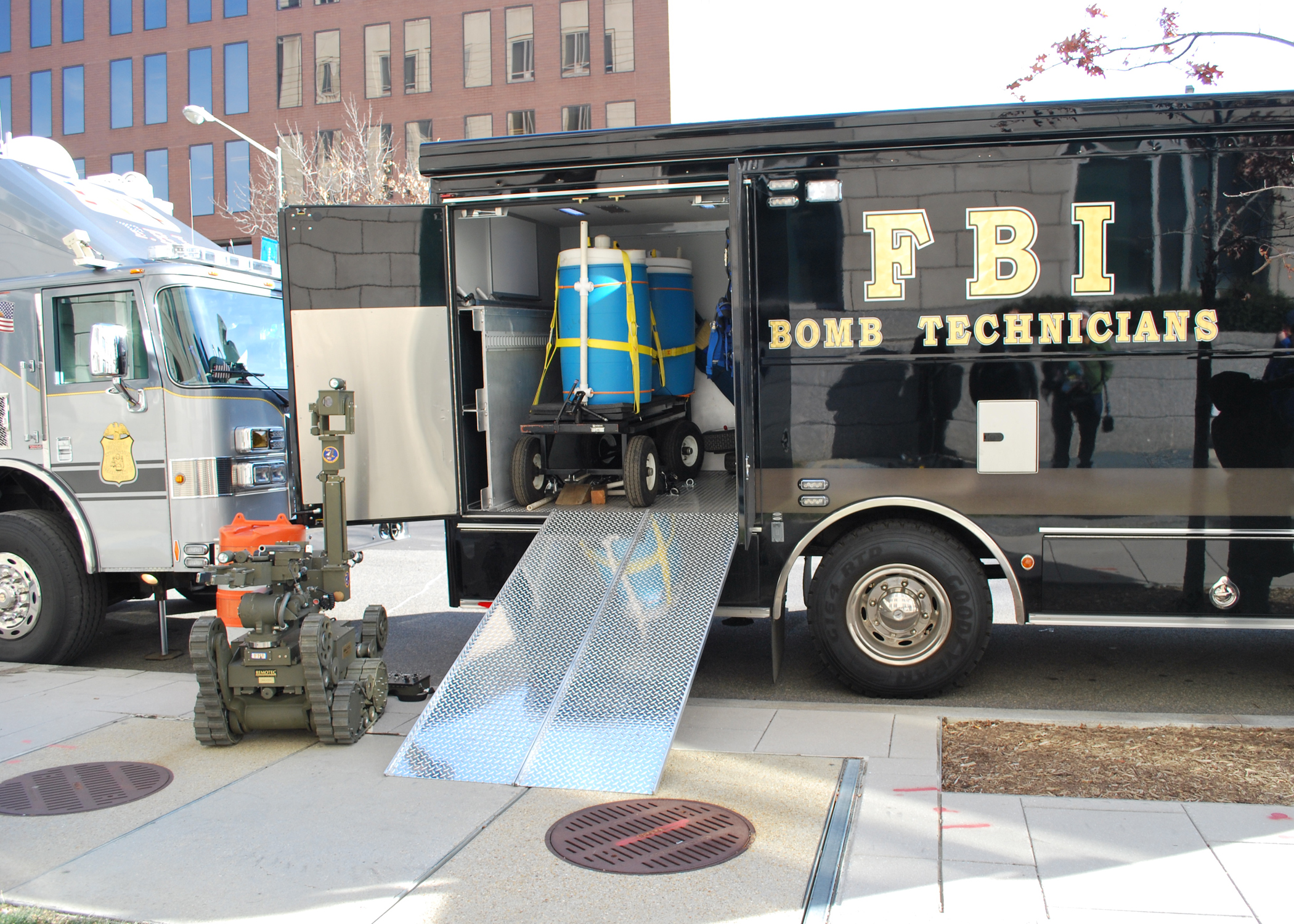 FBI Gear from the bomb techs vehicle