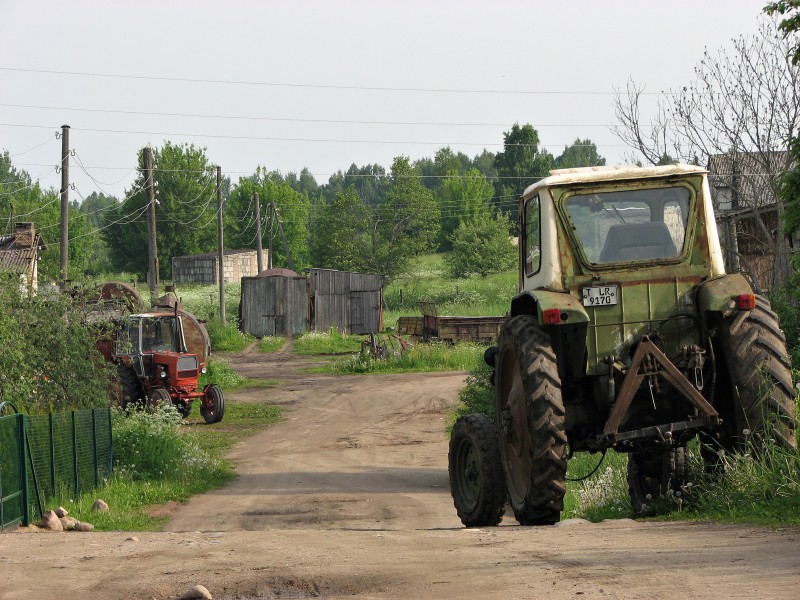 Tractors in Latvia in 2010