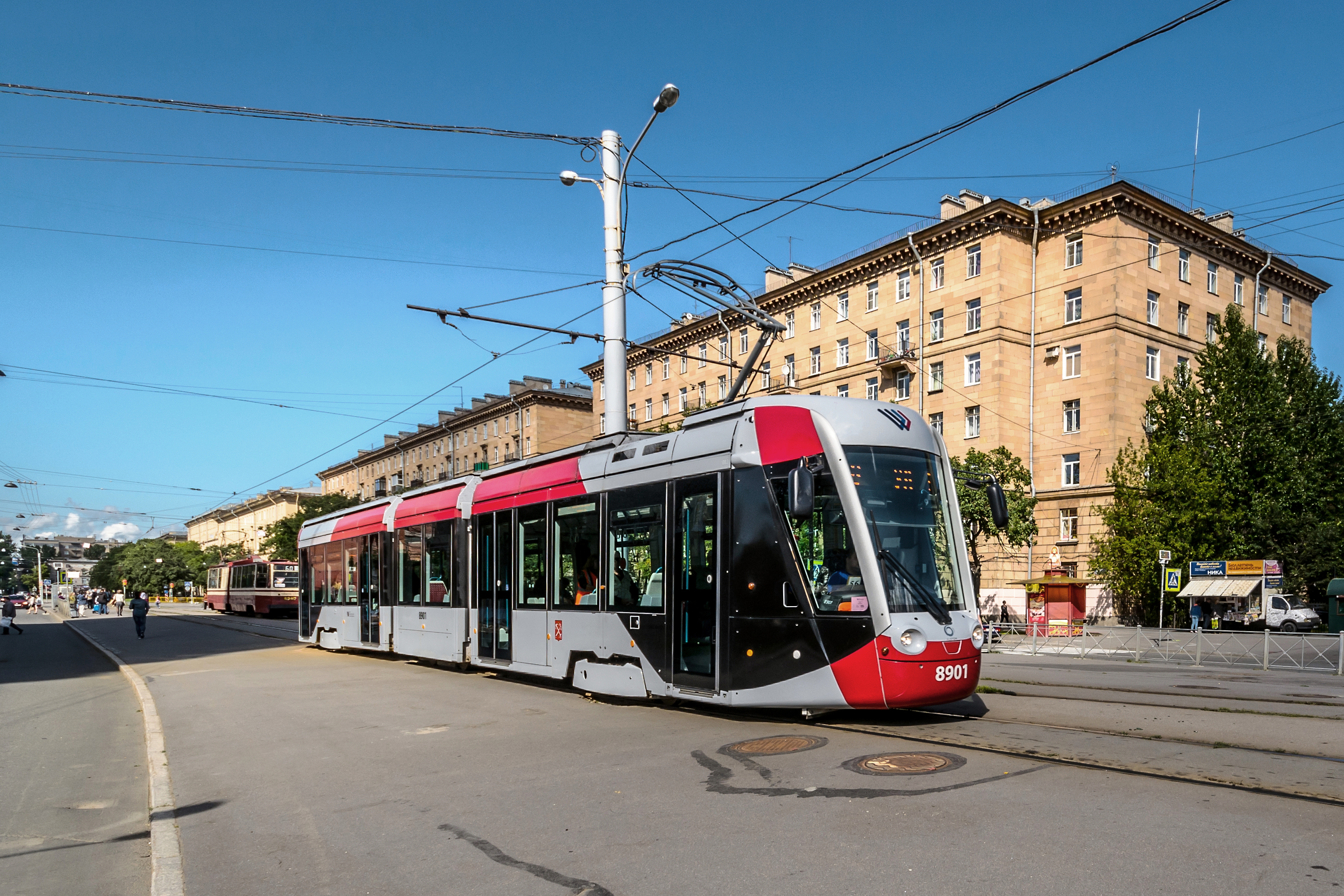 Tram Alstom Citadis 301 CIS in SPB