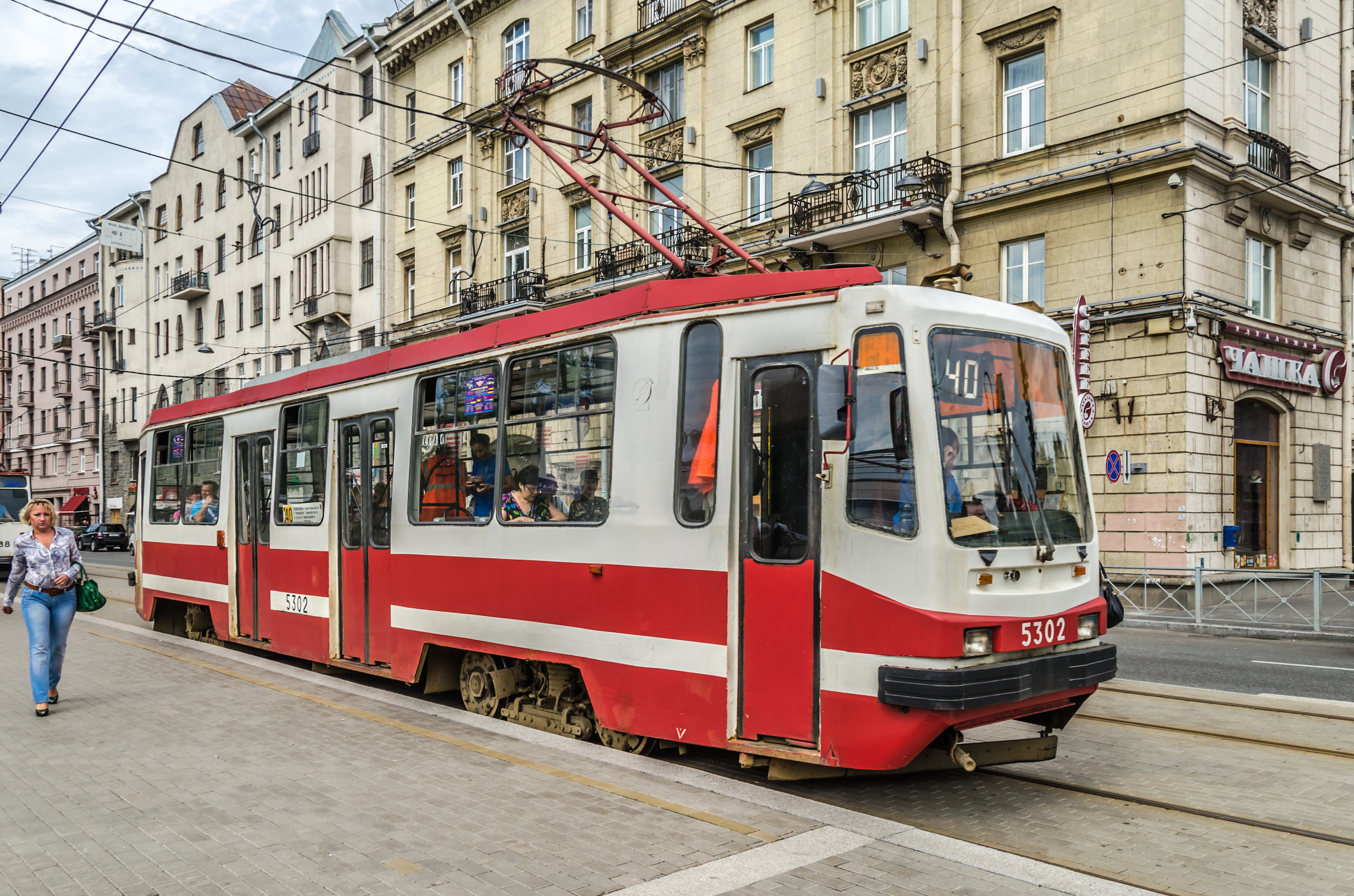 Tram LM-99K in SPB