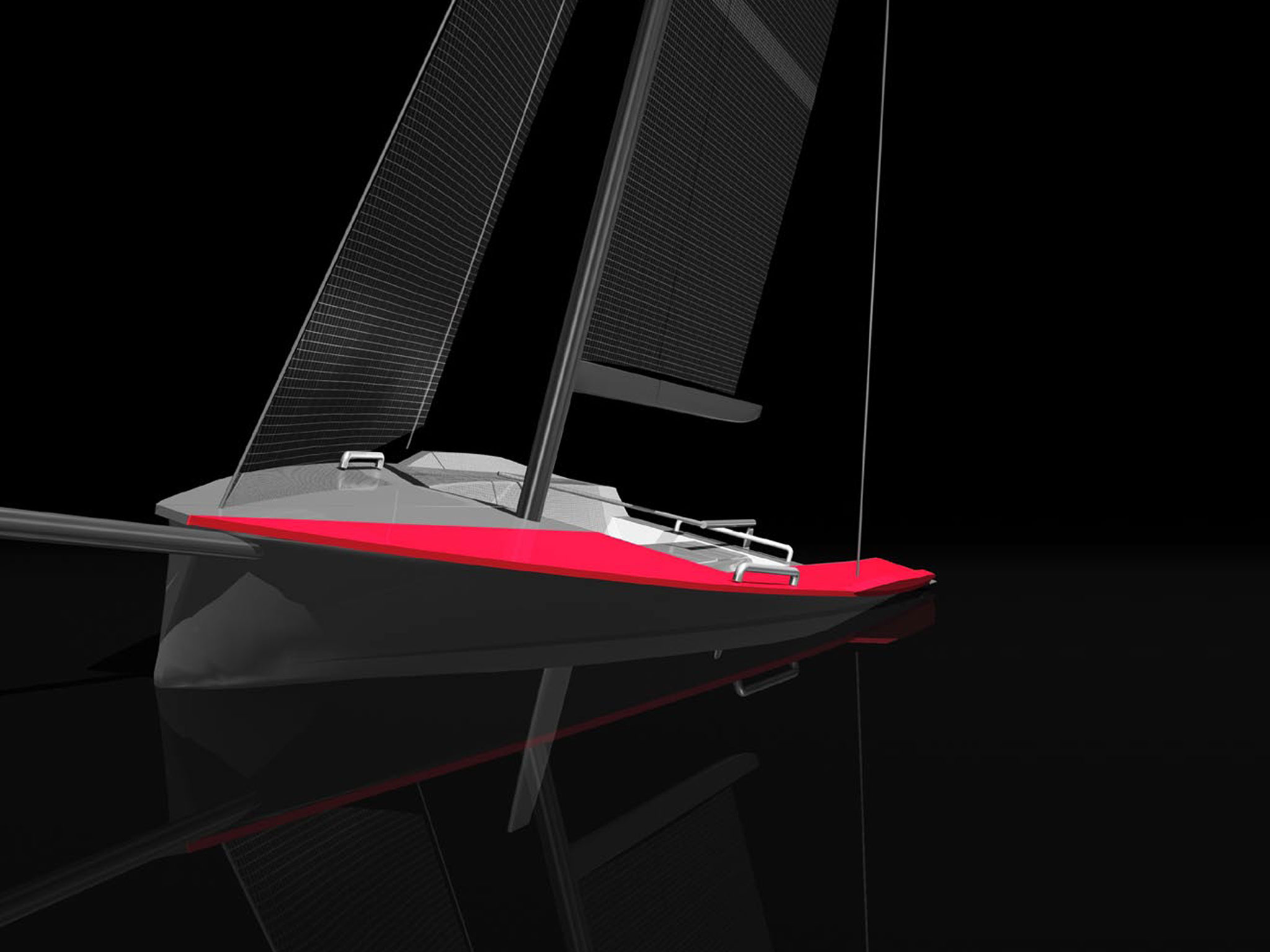 Boris Bernaskoni assimetric yacht design-a