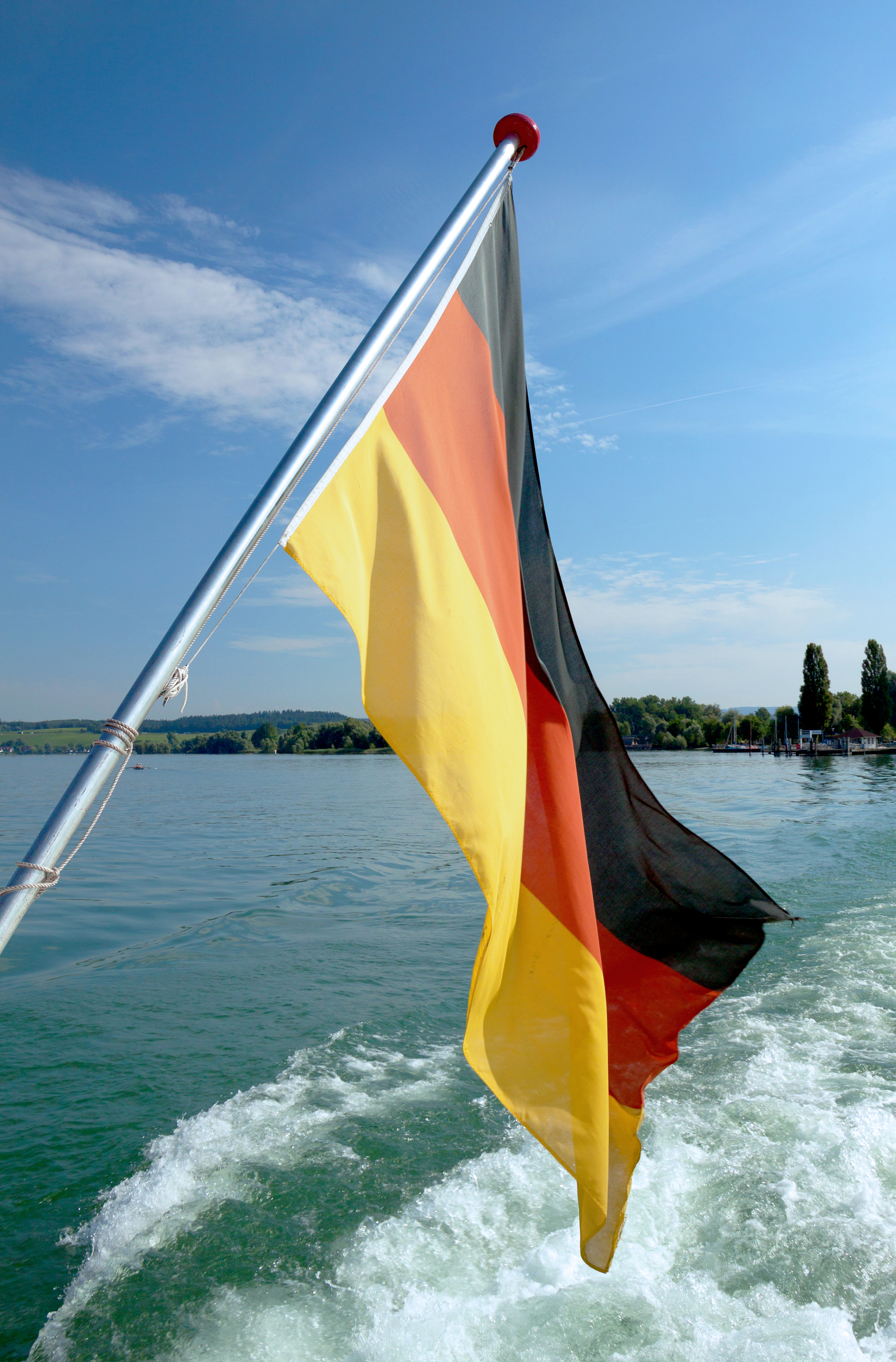 German Flag - Lake Constance