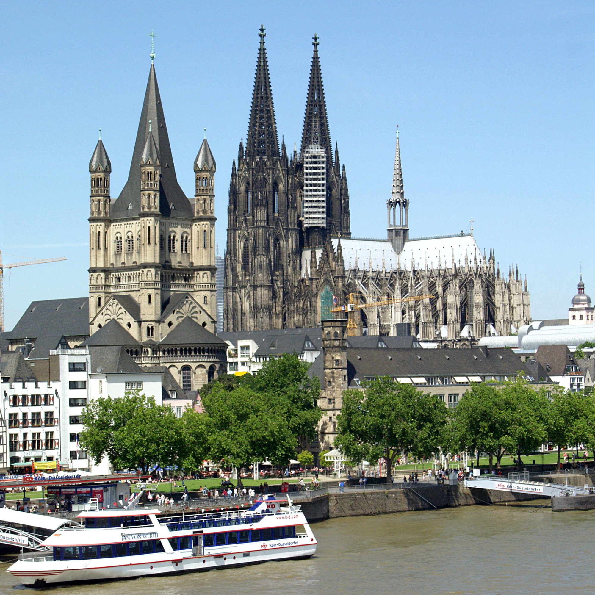 Köln - Groß St. Martin und Kölner Dom