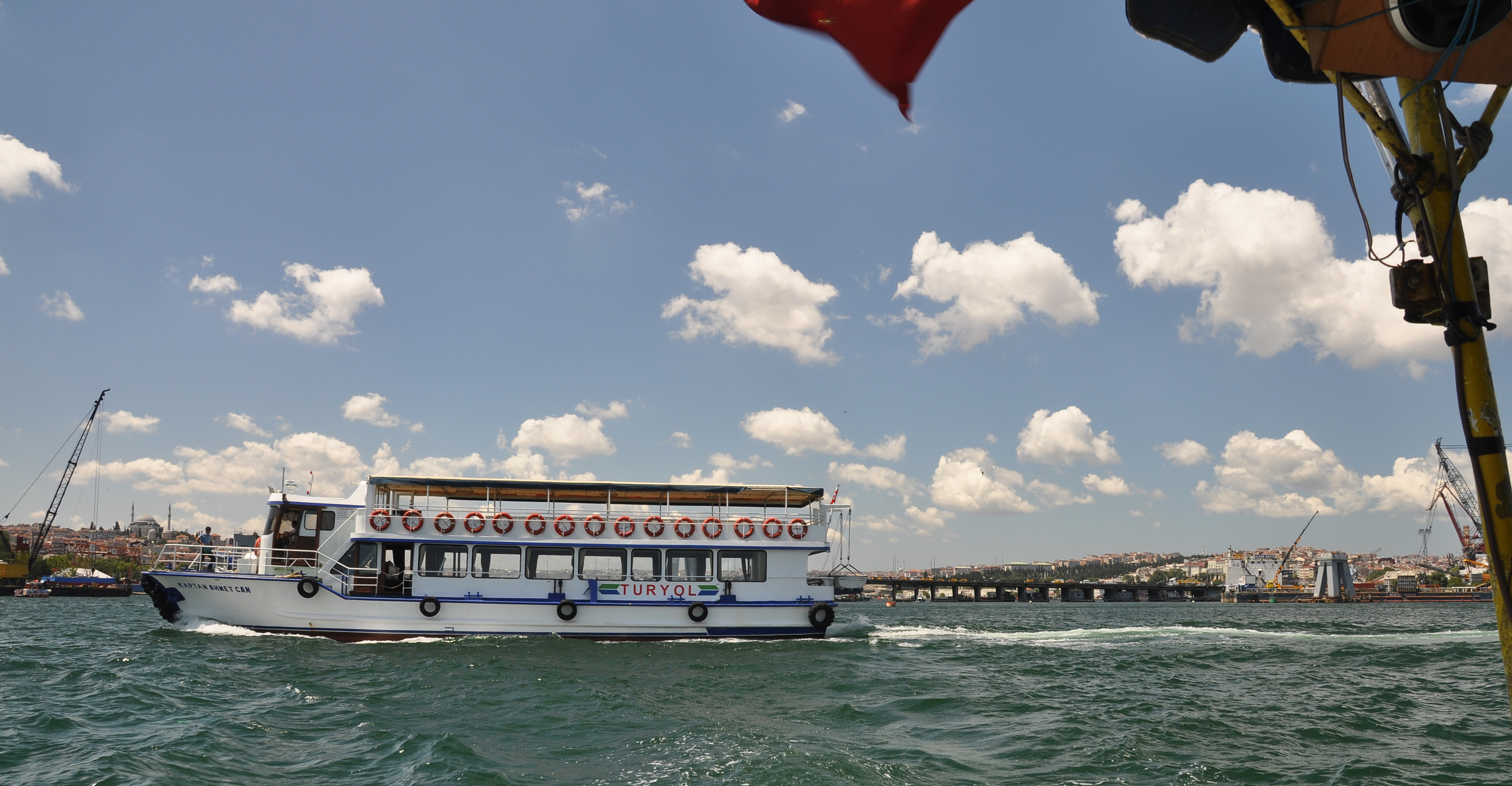 Kaptan Ahmet Can ferry on the Golden Horn in Istanbul, Turkey 001