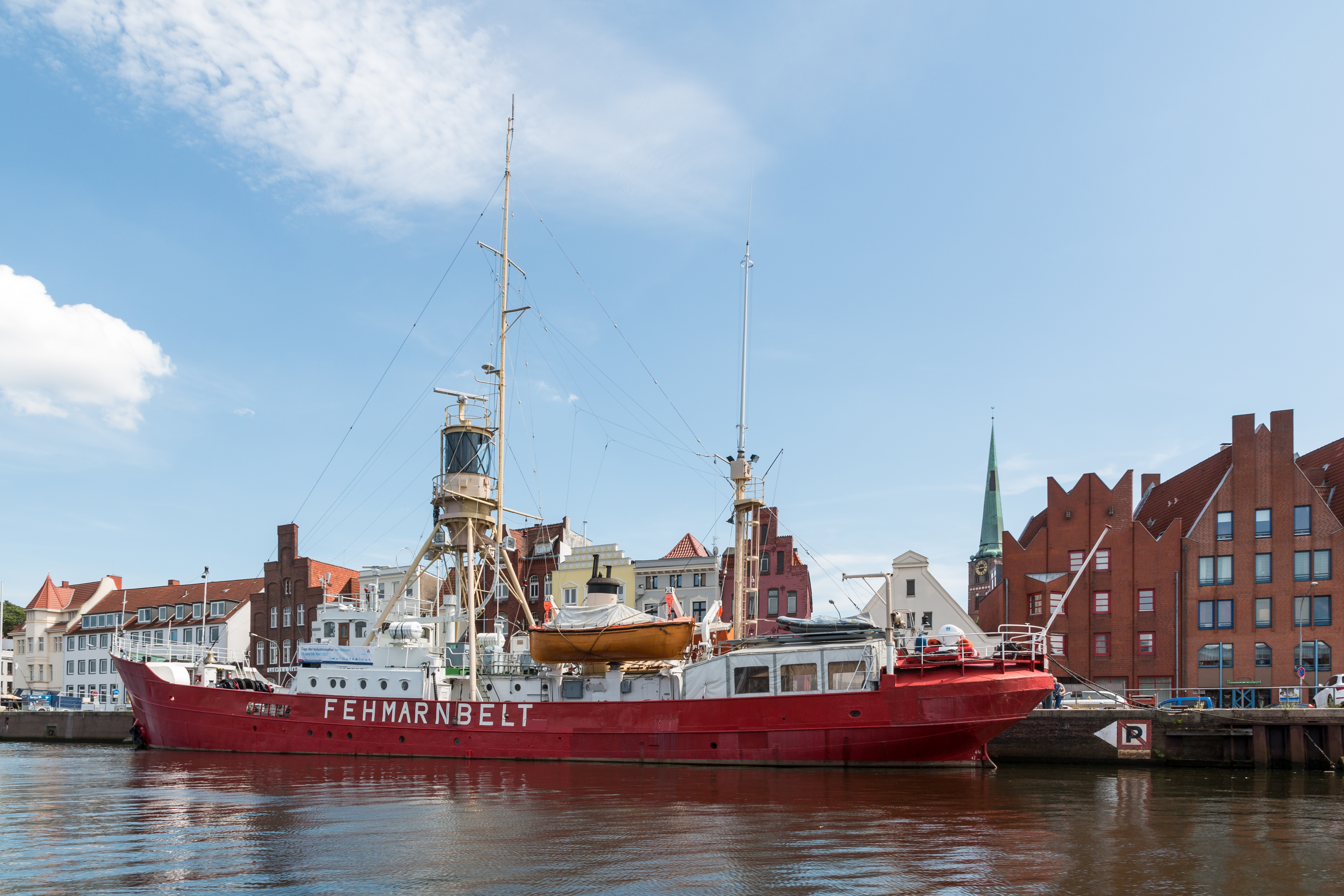 Lübeck, An der Untertrave, Feuerschiff -Fehmarnbelt- -- 2017 -- 0265