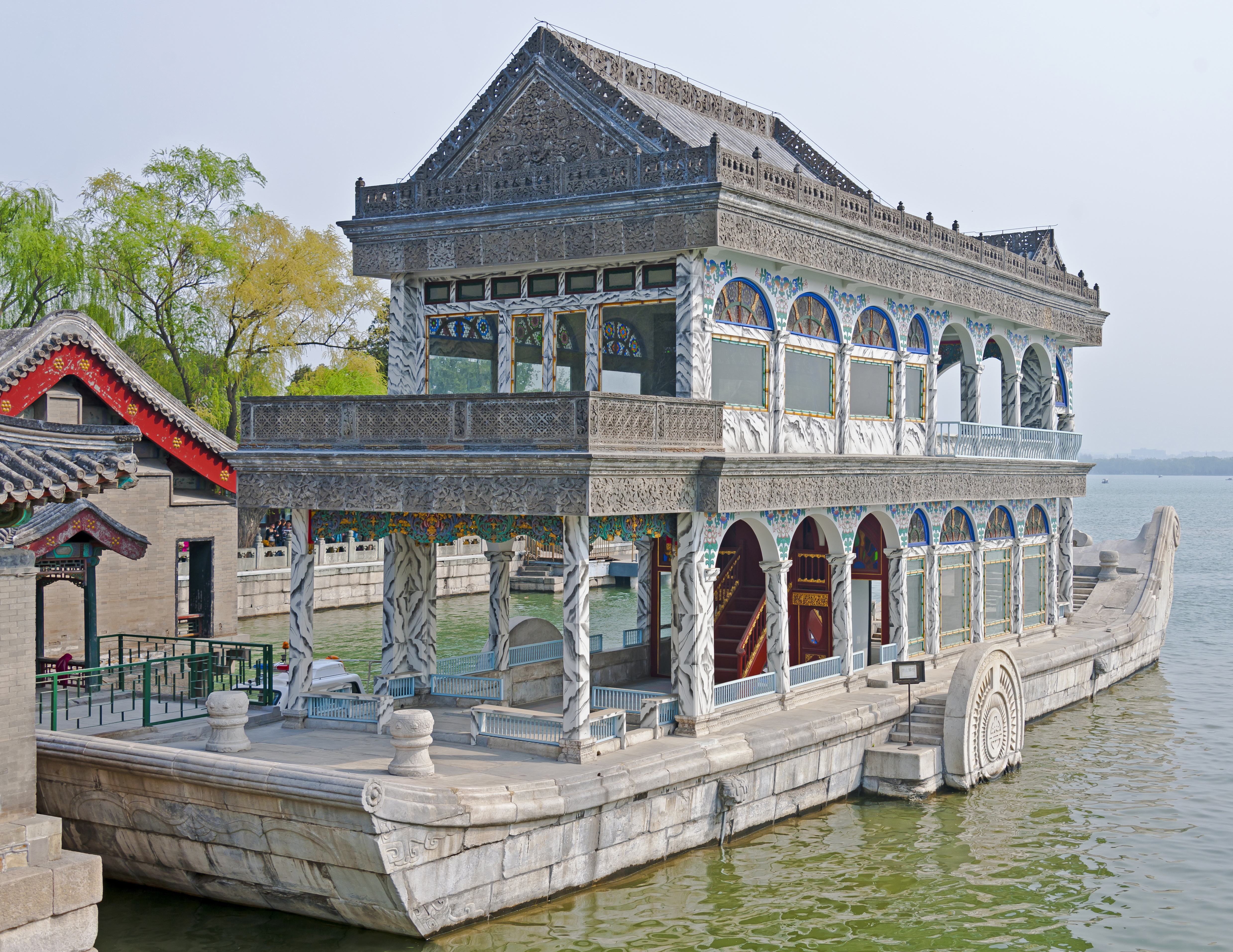 Marble Boat from stern, Summer Palace, Beijing