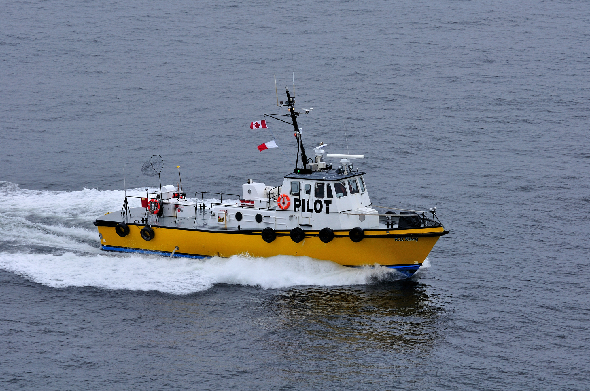 Pilot boat R D Riley on the Hecate Strait