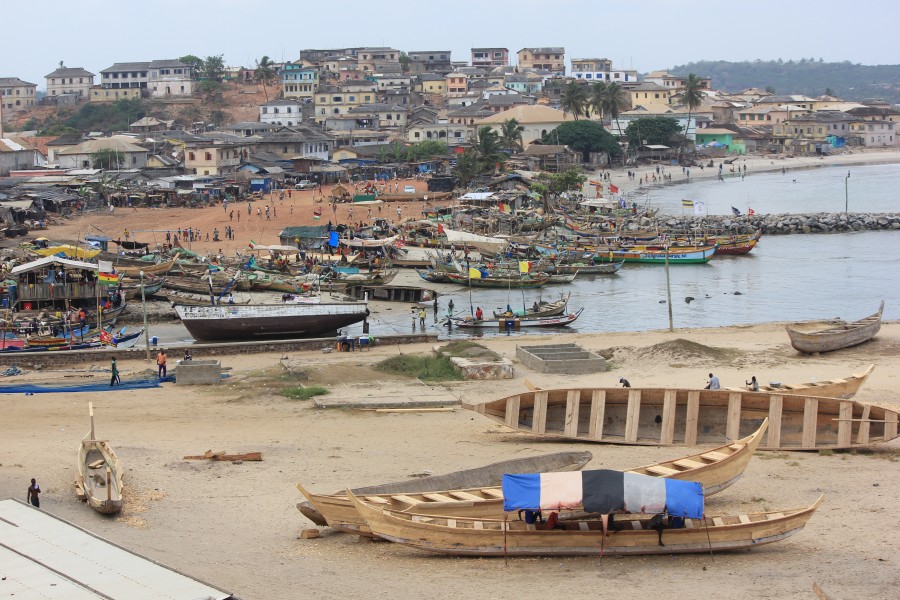 Beach at Elmina, Ghana