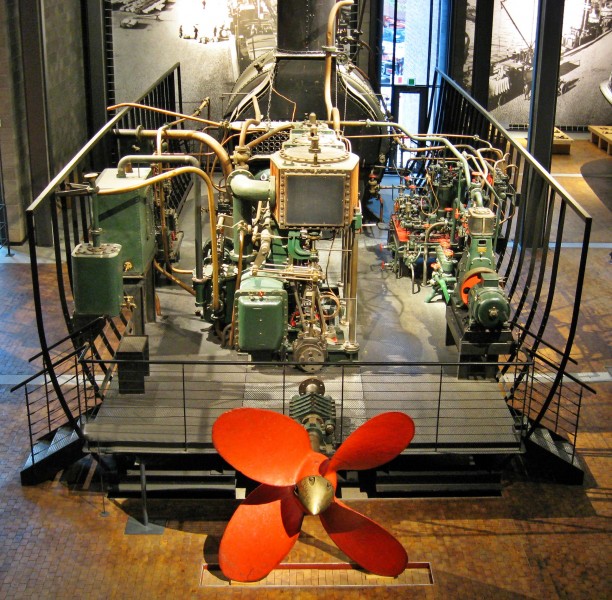 Berlin Technikmuseum Schiffsdampfantrieb