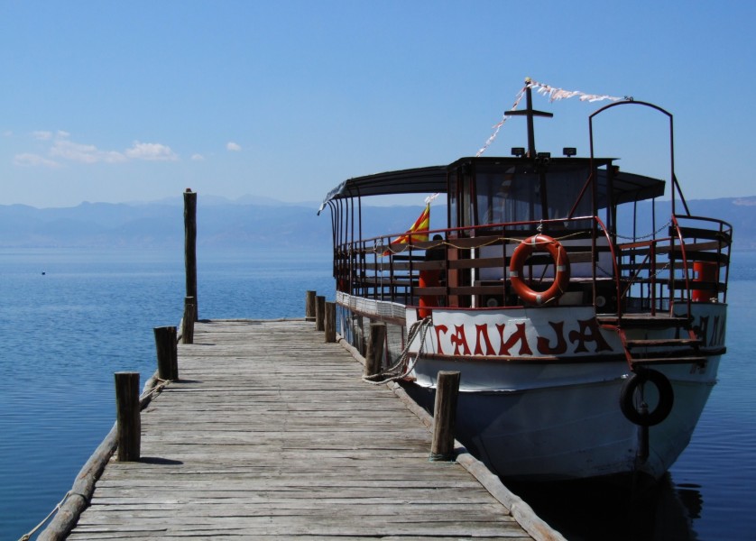 Boat Galija, Lake Ohrid, MK