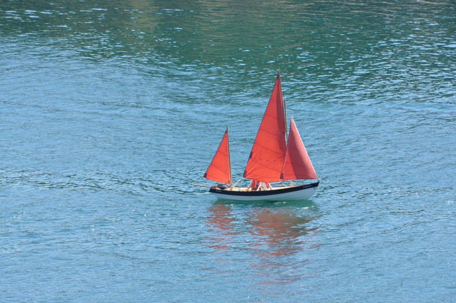 Boat in Fowey harbour (9723)