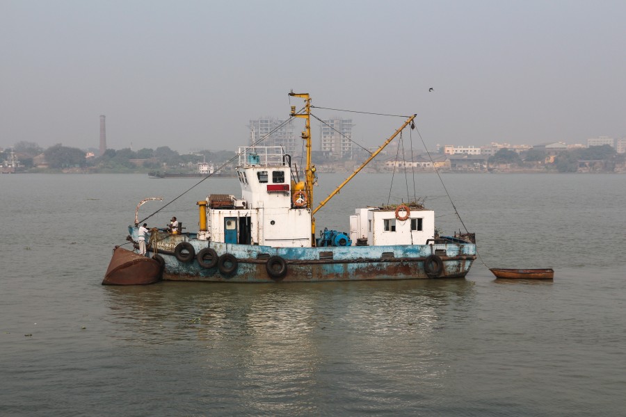 Boat on Hooghly River