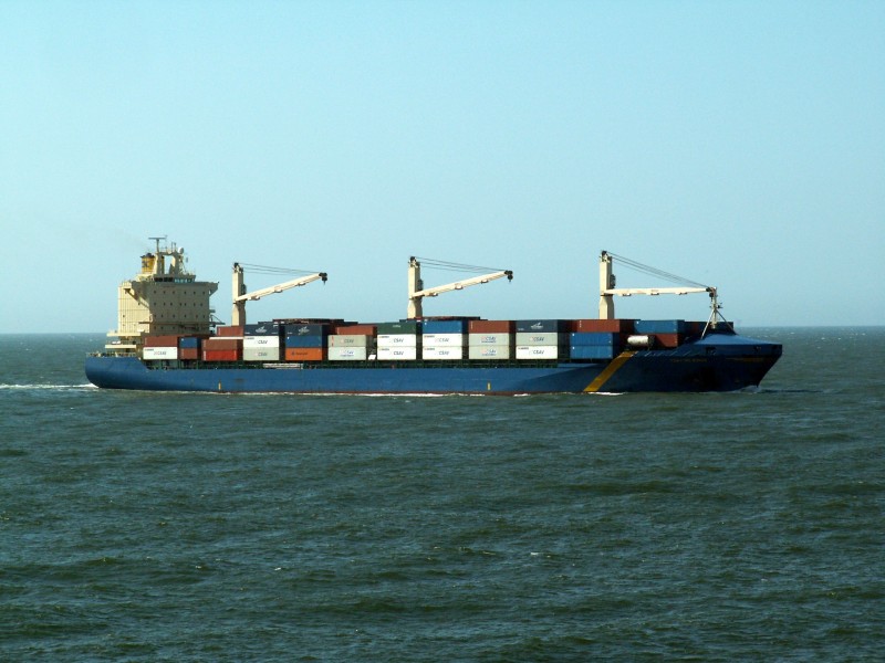 CSAV Rio Baker, IMO 9232383, Port of Rotterdam 15-Jul-2006