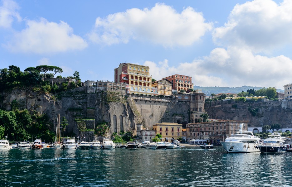 Ferry and yacht port of Sorrento - Campania - Italy - July 12th 2013 - 03