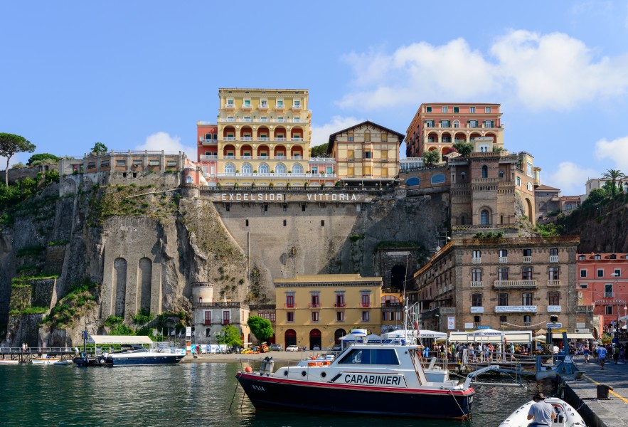 Ferry and yacht port of Sorrento - Campania - Italy - July 12th 2013 - 04
