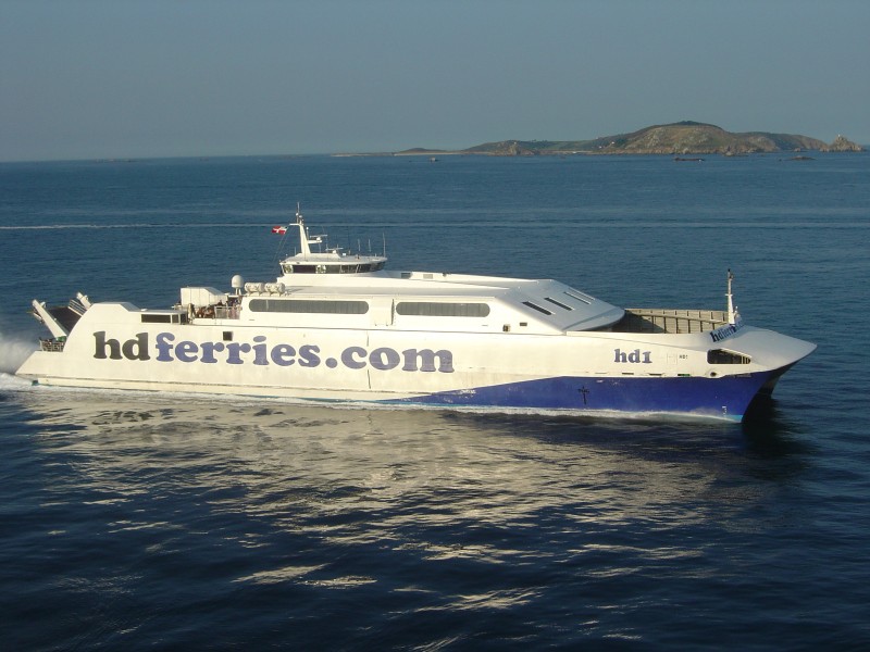 HD Ferries at Port Peter St John Guernsey