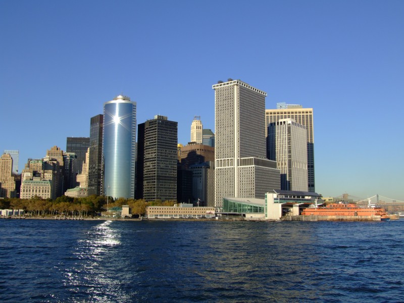 Lower Manhattan and SI Ferry Terminal