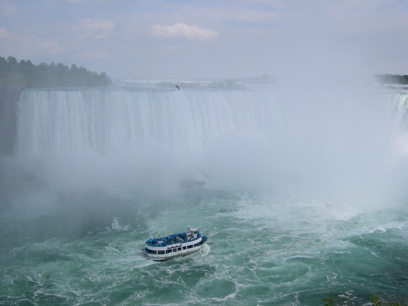Niagara Falls and tourboat