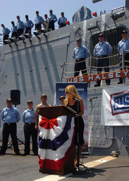 Pamela Anderson USS Halsey