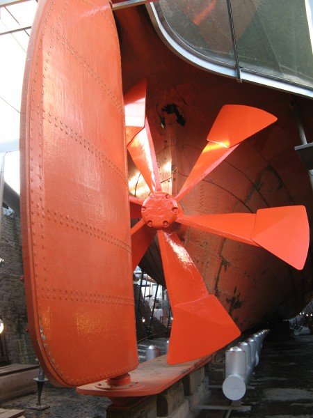 S.S.Great Britain-propeller and rudder