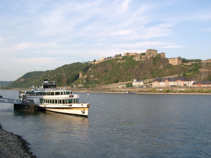 Schaufelraddampfer Goethe Koblenz 2003