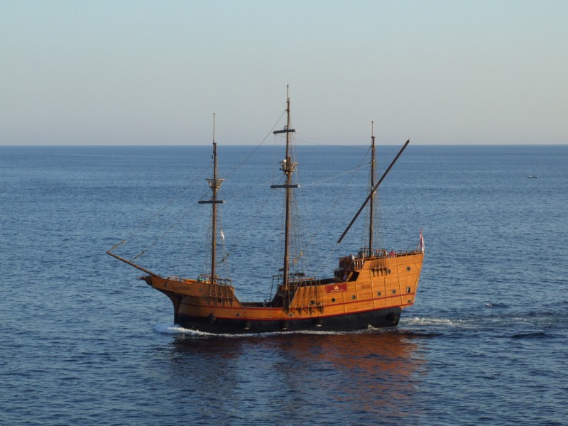 Trading ship in Dubrovnik