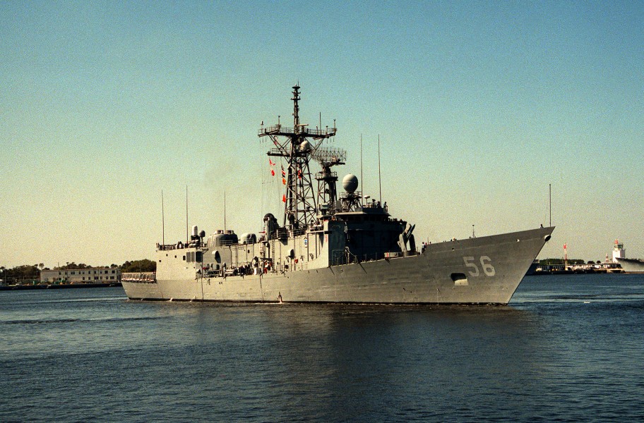 USS Simpson (FFG-56) arriving in Mayport