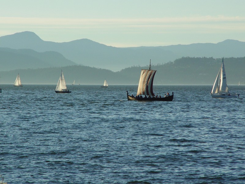Viking ship in Vancouver