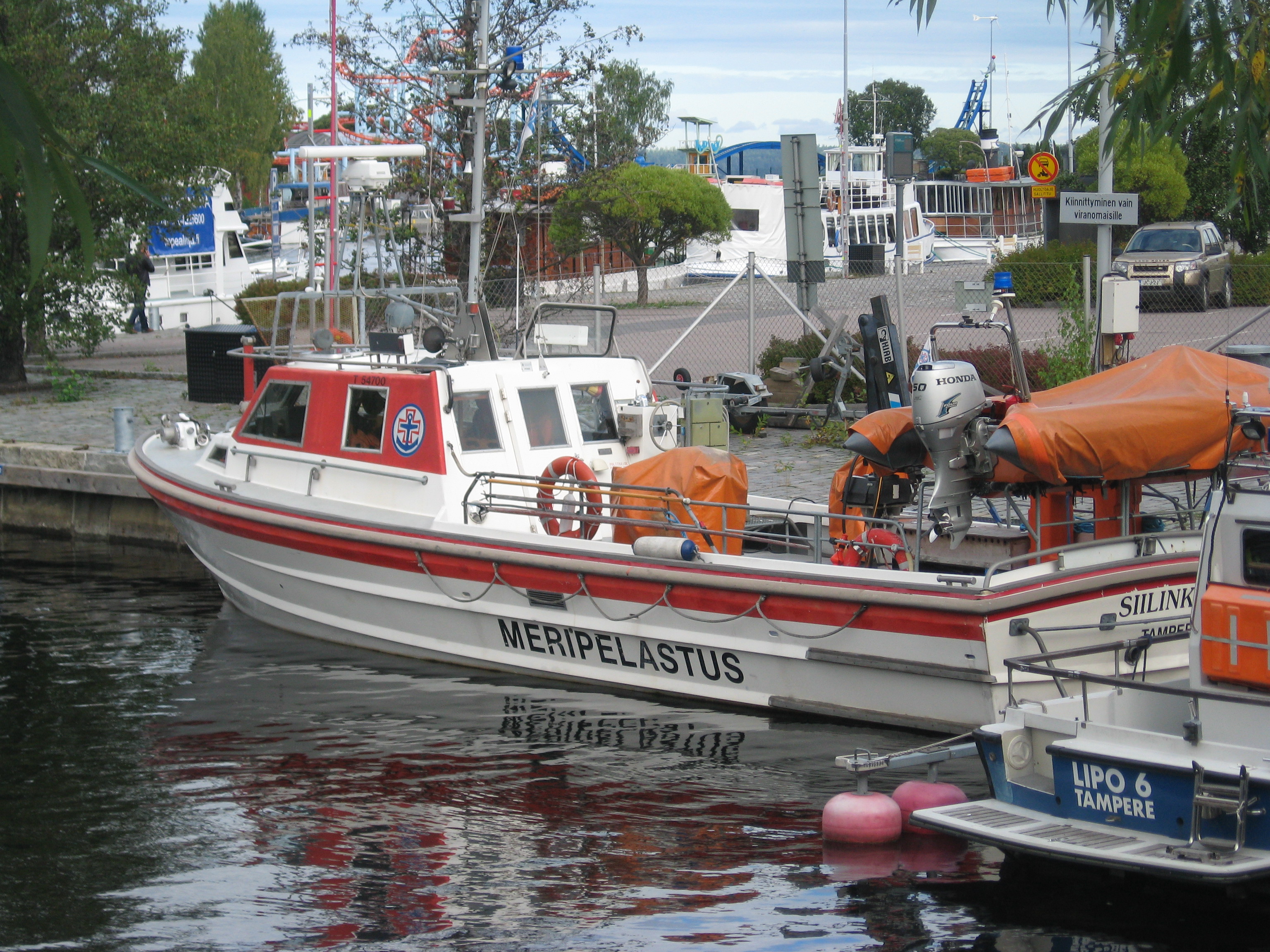 Rescue boat Näsijärvi Tampere