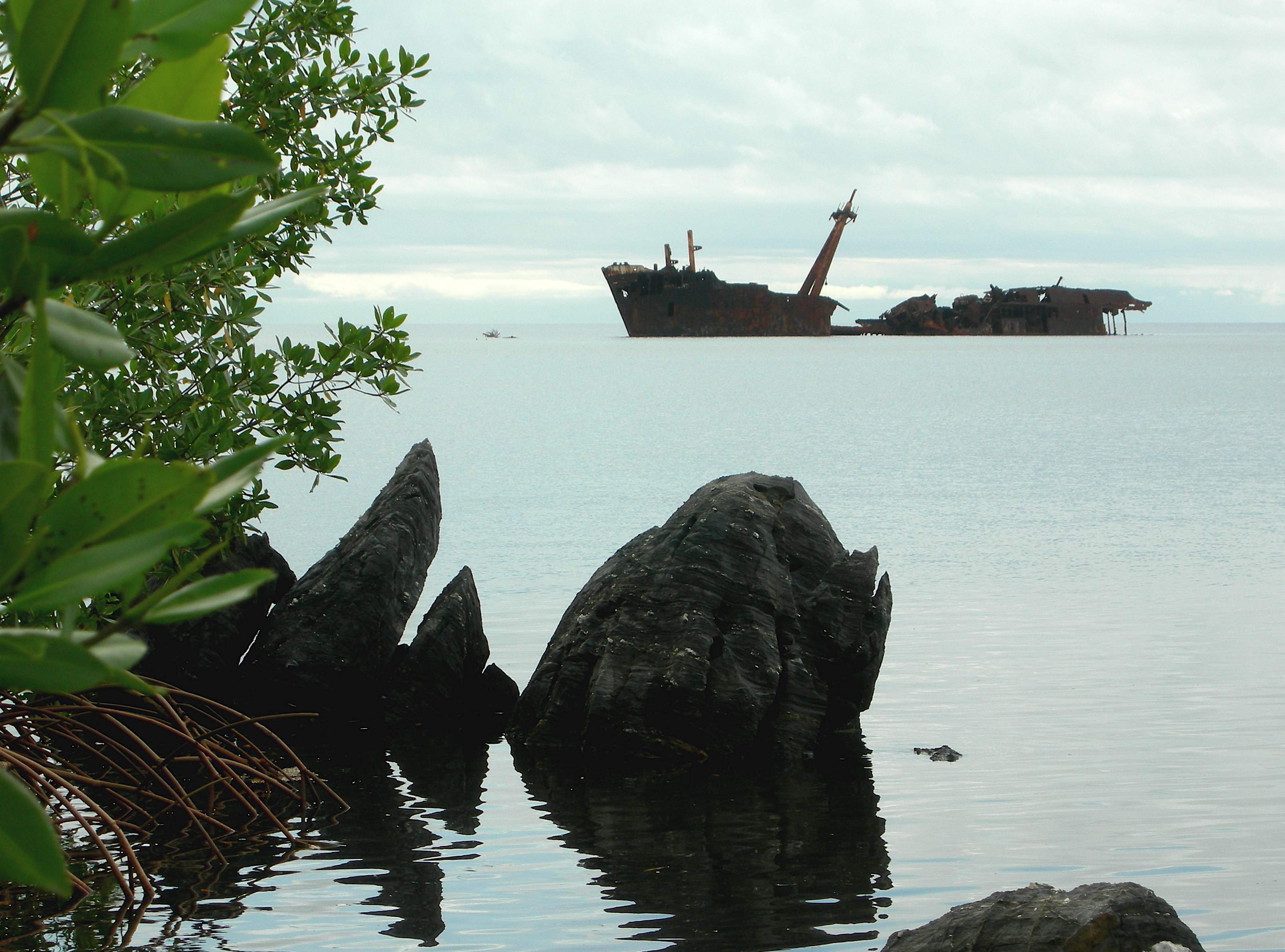 Roatan shipwreck Honduras