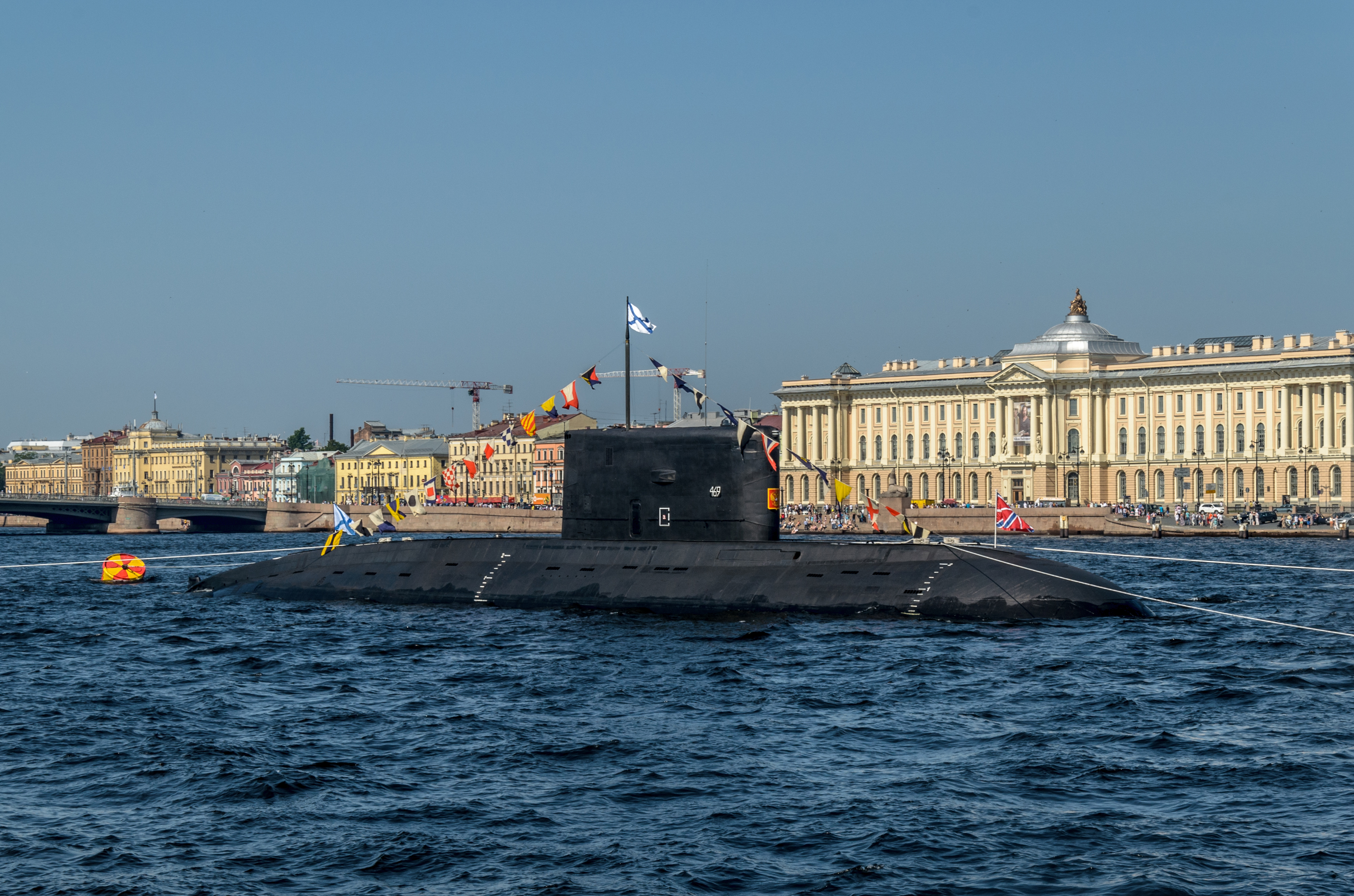 Submarine B-227 Vyborg in SPB