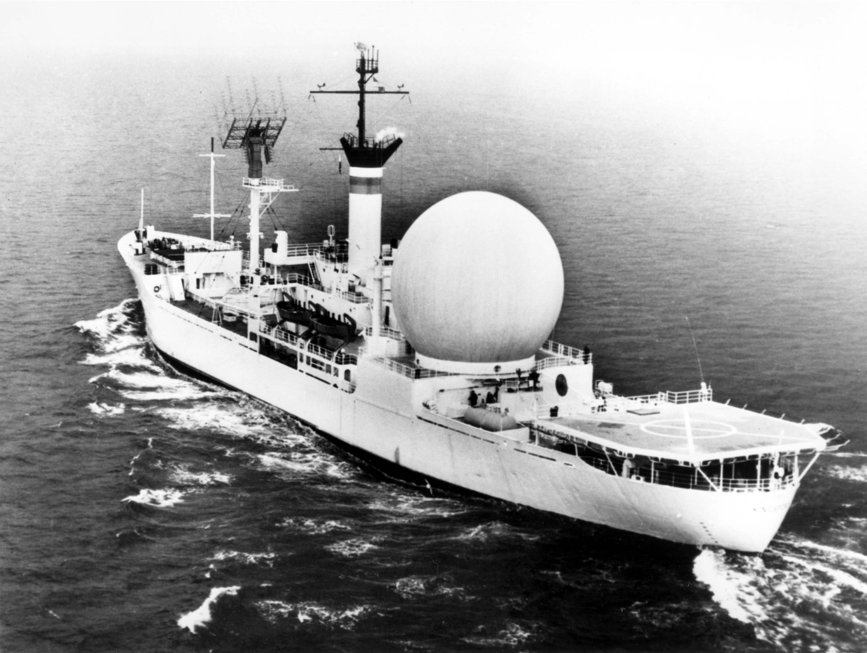 USNS Kingsport Satellite Communications Ship