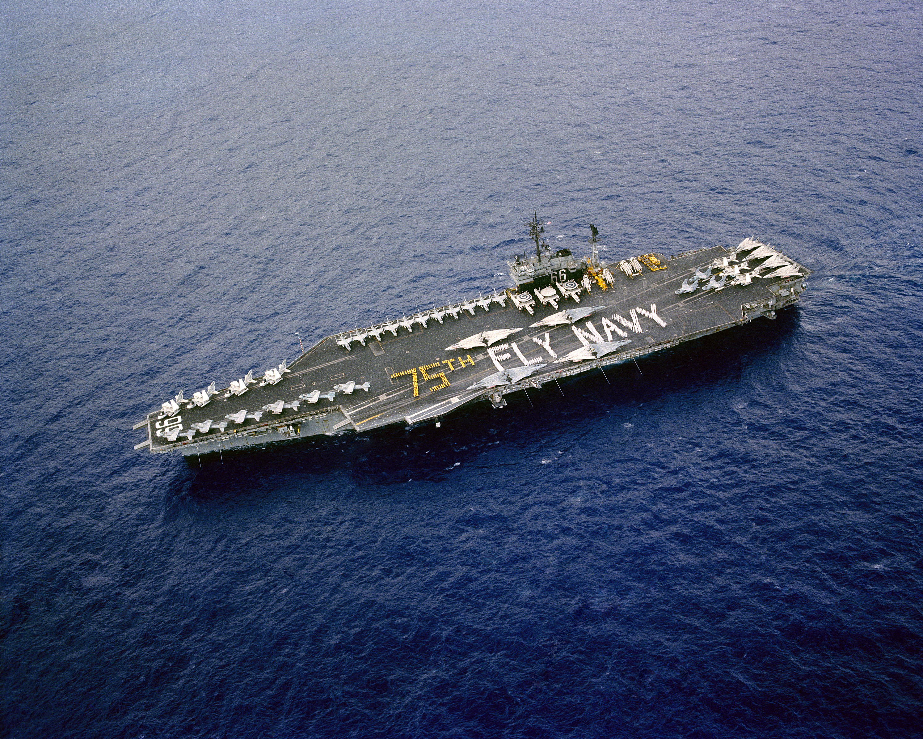 USS America (CV-66) 75th Fly Navy