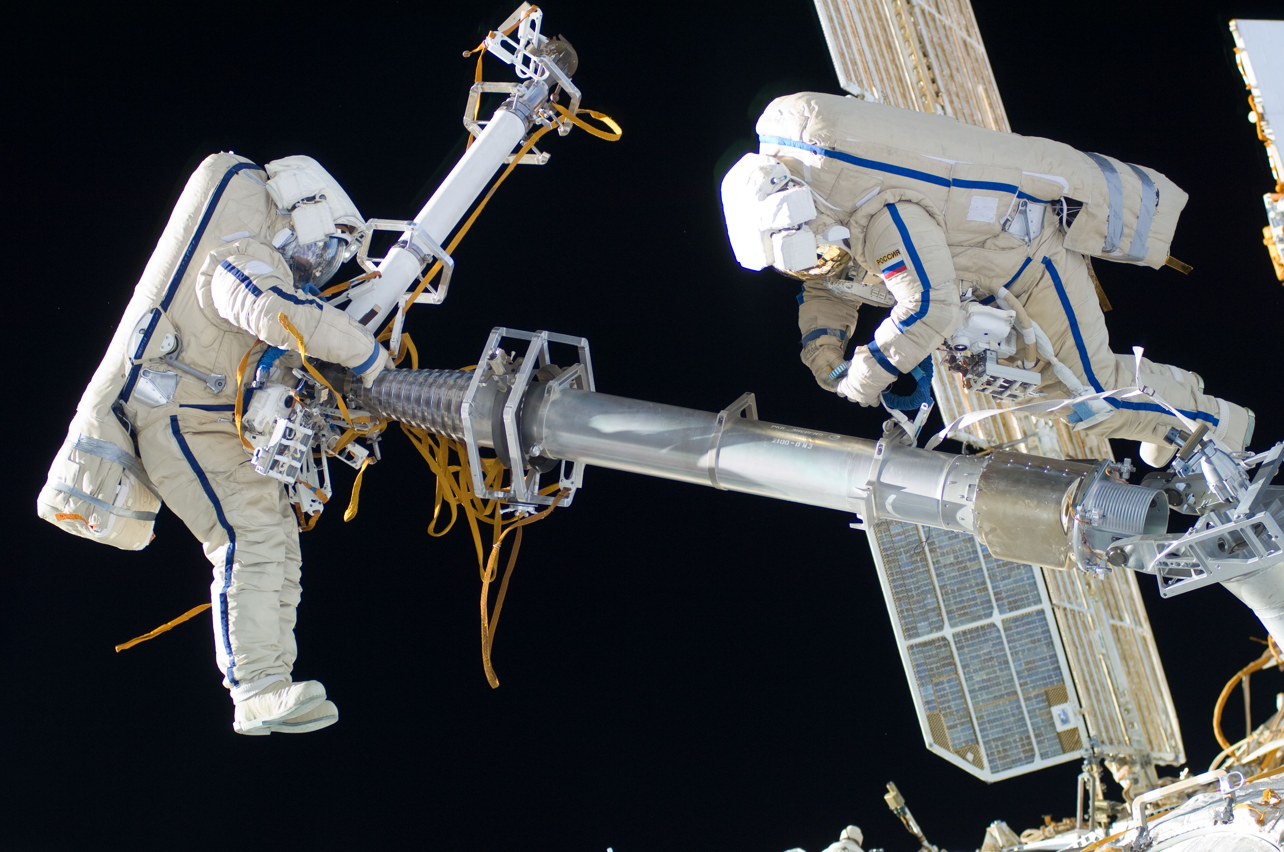 ISS-30 EVA Oleg Kononenko and Anton Shkaplerov 5