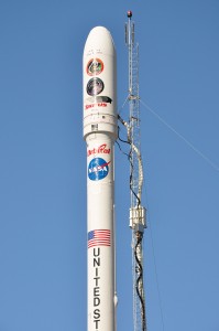 VANDENBERG AIR FORCE BASE, Calif. -- The Orbital Sciences Taurus XL rocket and NASA's encapsulated Glory spacecraft await launch on the pad at Vandenberg Air Force Base's Space Launch Complex 576-E in California. Liftoff originally was scheduled for 5:09 a.m. EST Feb. 23, but was scrubbed for at least 24 hours due to a technical issue that engineers are evaluating. Once Glory reaches orbit, it will collect data on the properties of aerosols and black carbon. It also will help scientists understand how the sun's irradiance affects Earth's climate. For information, visit www.nasa.gov/glory.