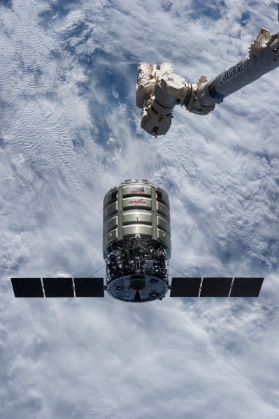CRS Orb-2 Cygnus 3 S.S. Janice Voss approaches ISS (ISS040-E-069105)