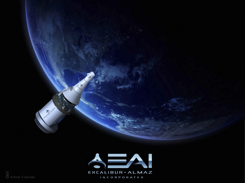 Excalibur Almaz spacecraft