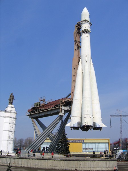 R-7-rocket on display in Moscow