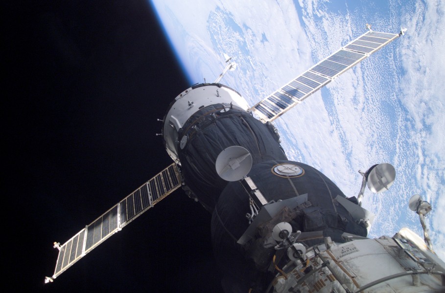 Soyuz TMA-1 at the ISS