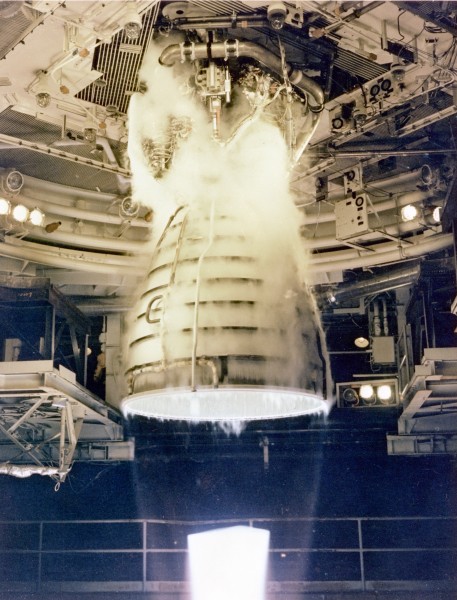 Space Shuttle Main Engine (SSME) Test Firing - GPN-2000-000055