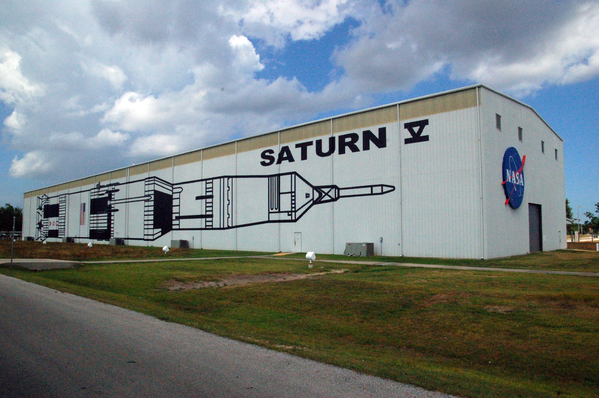 Saturn V building Johnson Space Center