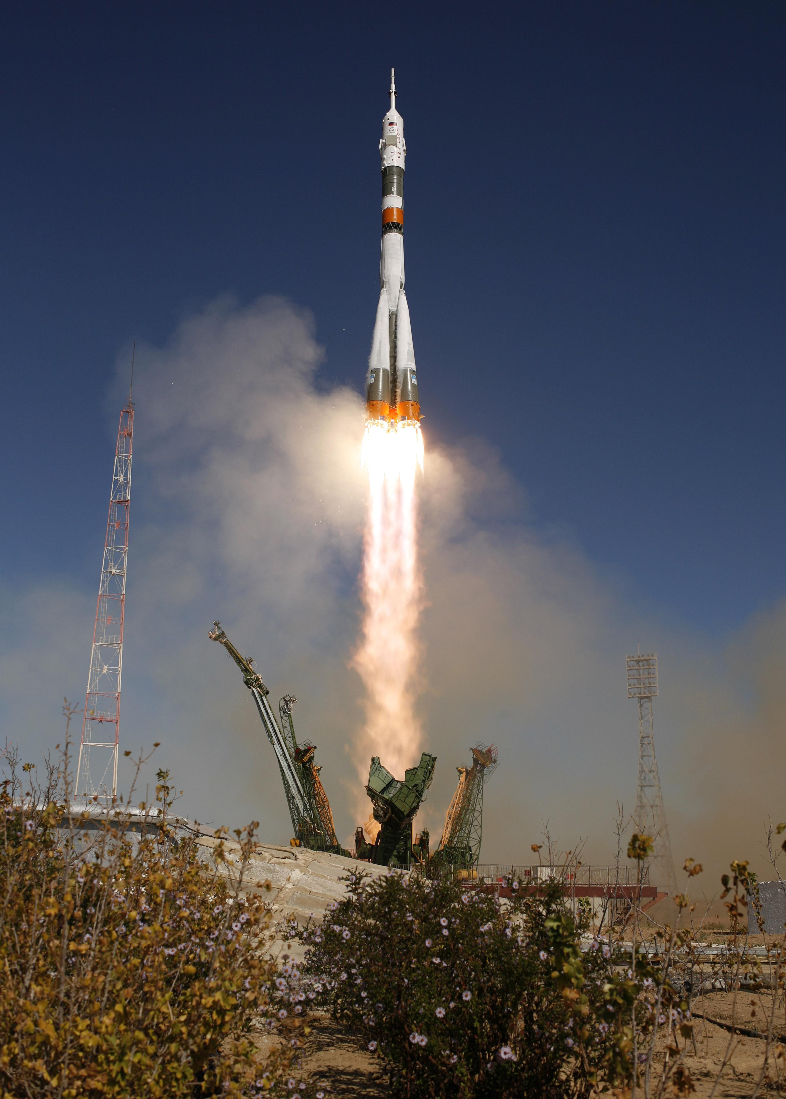 Soyuz Lifts Off
