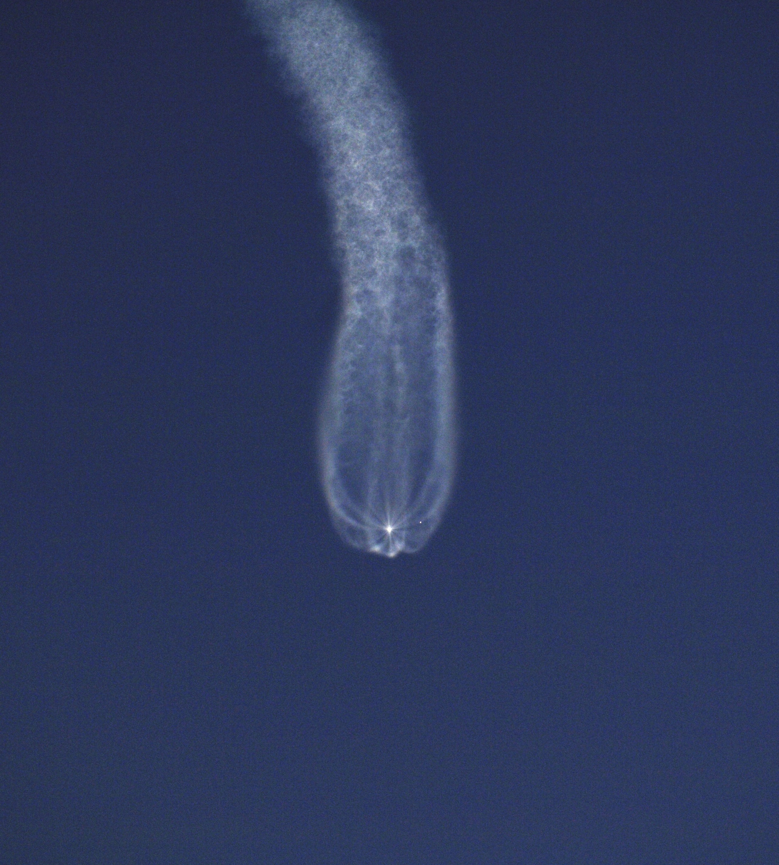 Soyuz rocket booster separation