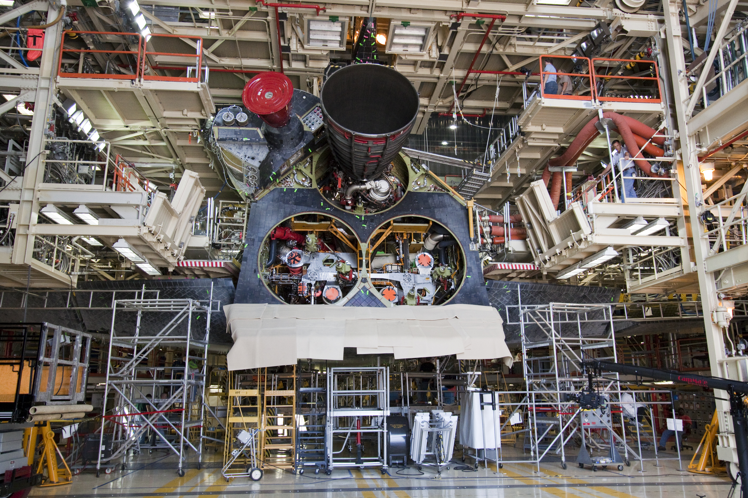 STS-133 Discovery outfitted with one SSME