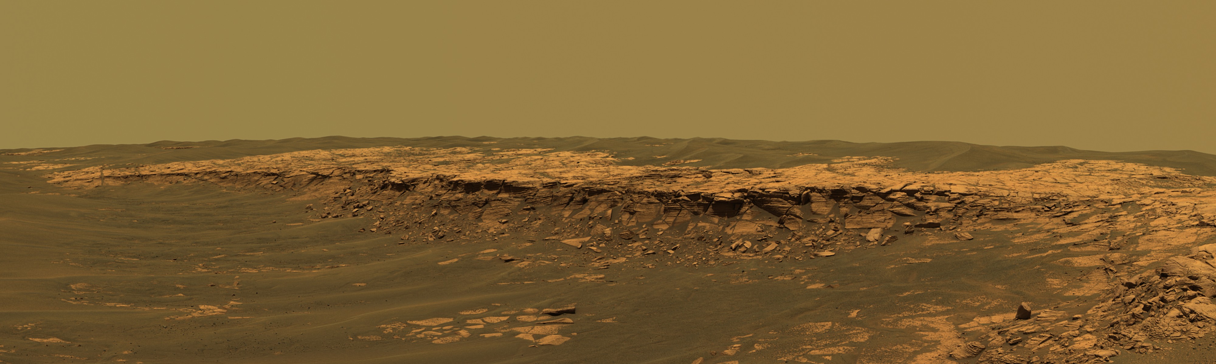Payson Ridge, Erebus Crater, Mars Opportunity Rover