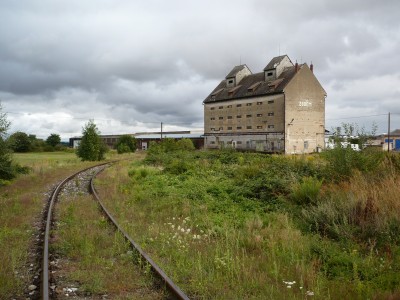 Railway Station JavornГ­k ve Slezsku, industrial siding connecting local agricultural company