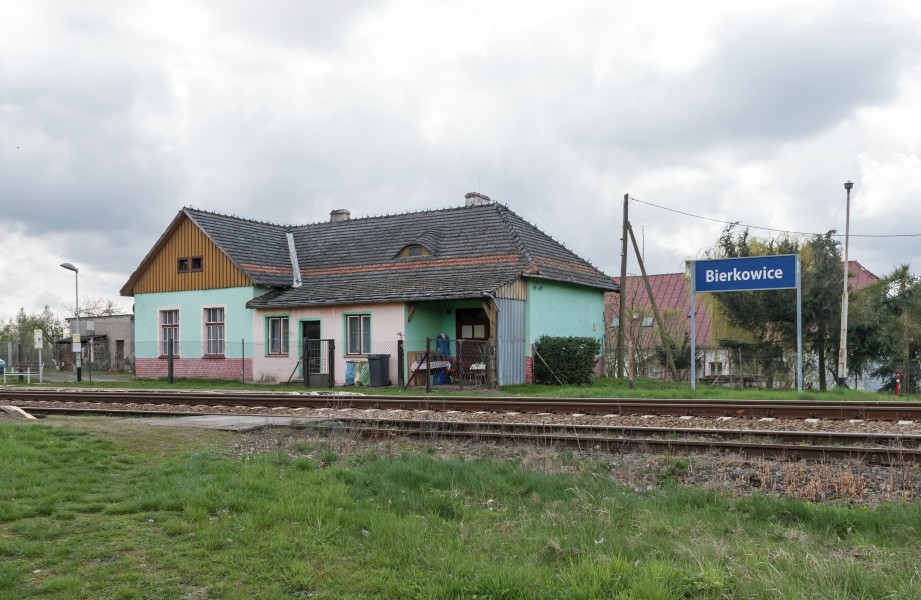 2017 Stacja kolejowa w Bierkowicach 1