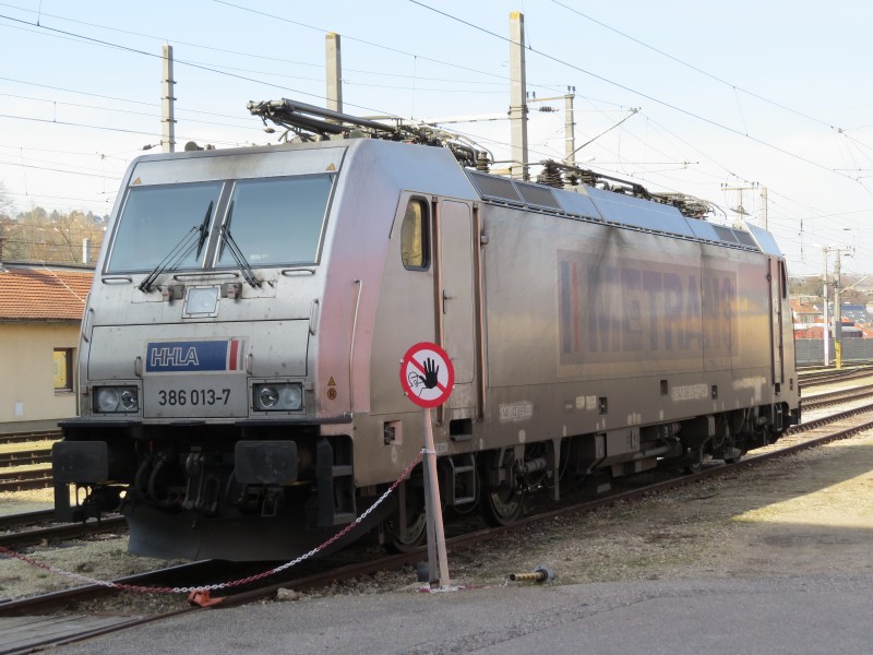2018-04-03 (728) Class 386 of METRANS Rail at Bahnhof Krems an der Donau