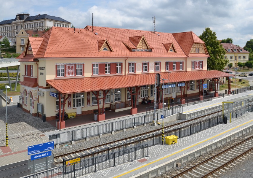 Uherský Brod (Ungarisch Brod) - train station