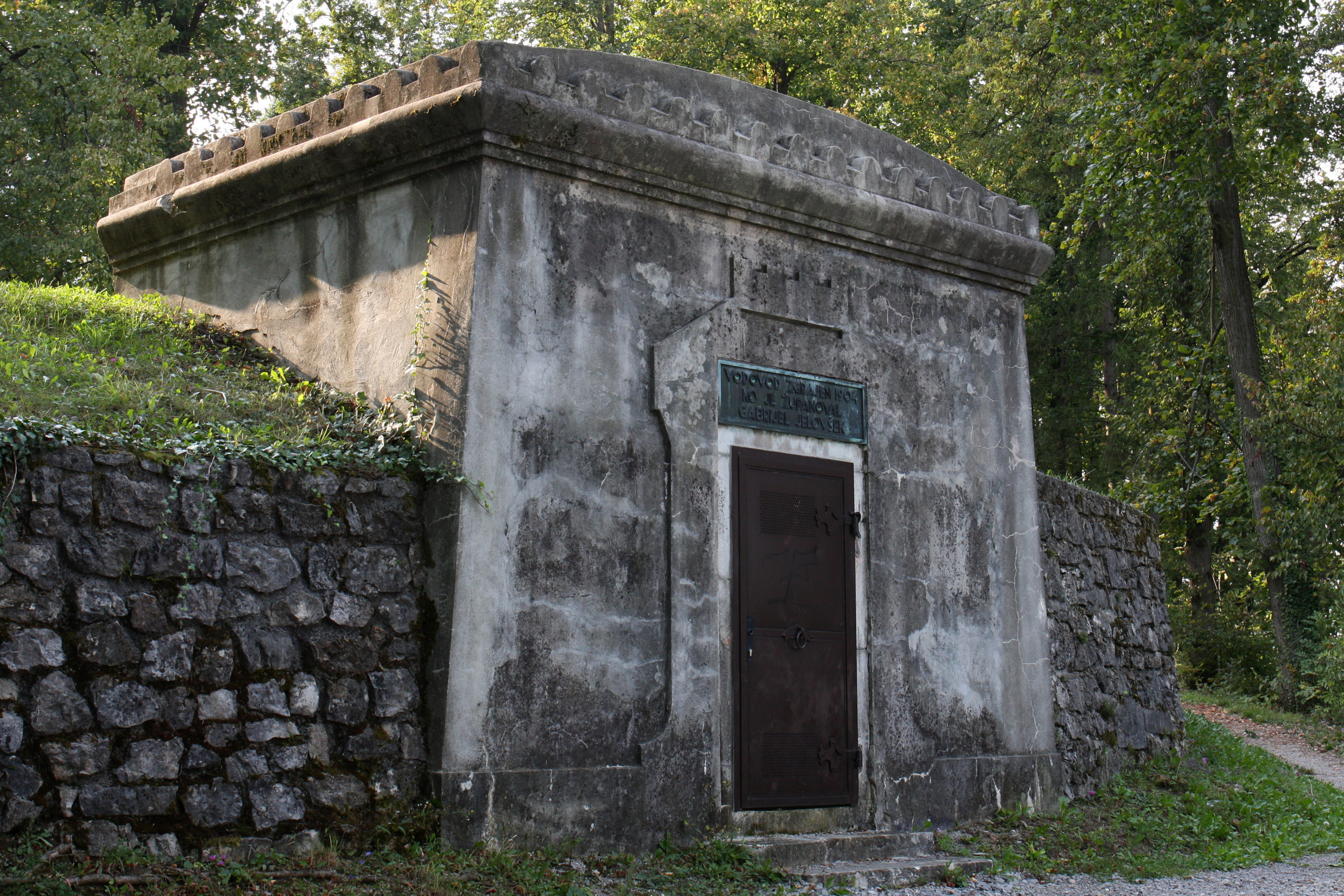 1904 waterworks station Vrhnika